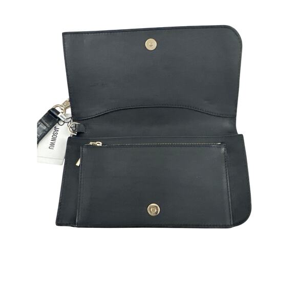 Jason Wu Elsa Croc Embossed Large Leather Wristlet - Picture 5 of 8